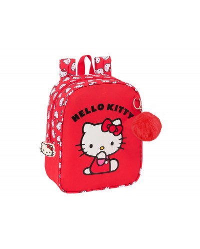 Mochila safta guarderia adaptable a carro hello kitty iconic 270x220x100 mm