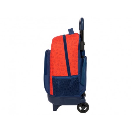 Mochila safta grande con ruedas compact extraible super mario trick 450x330x220 mm