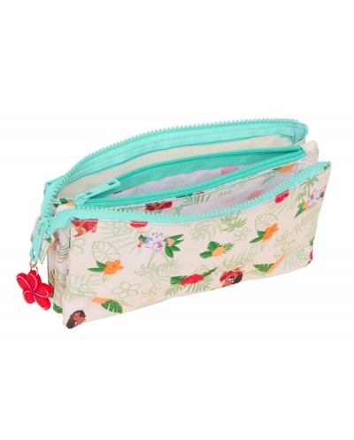 Bolso escolar portatodo safta triple vaiana 30x220x120 mm
