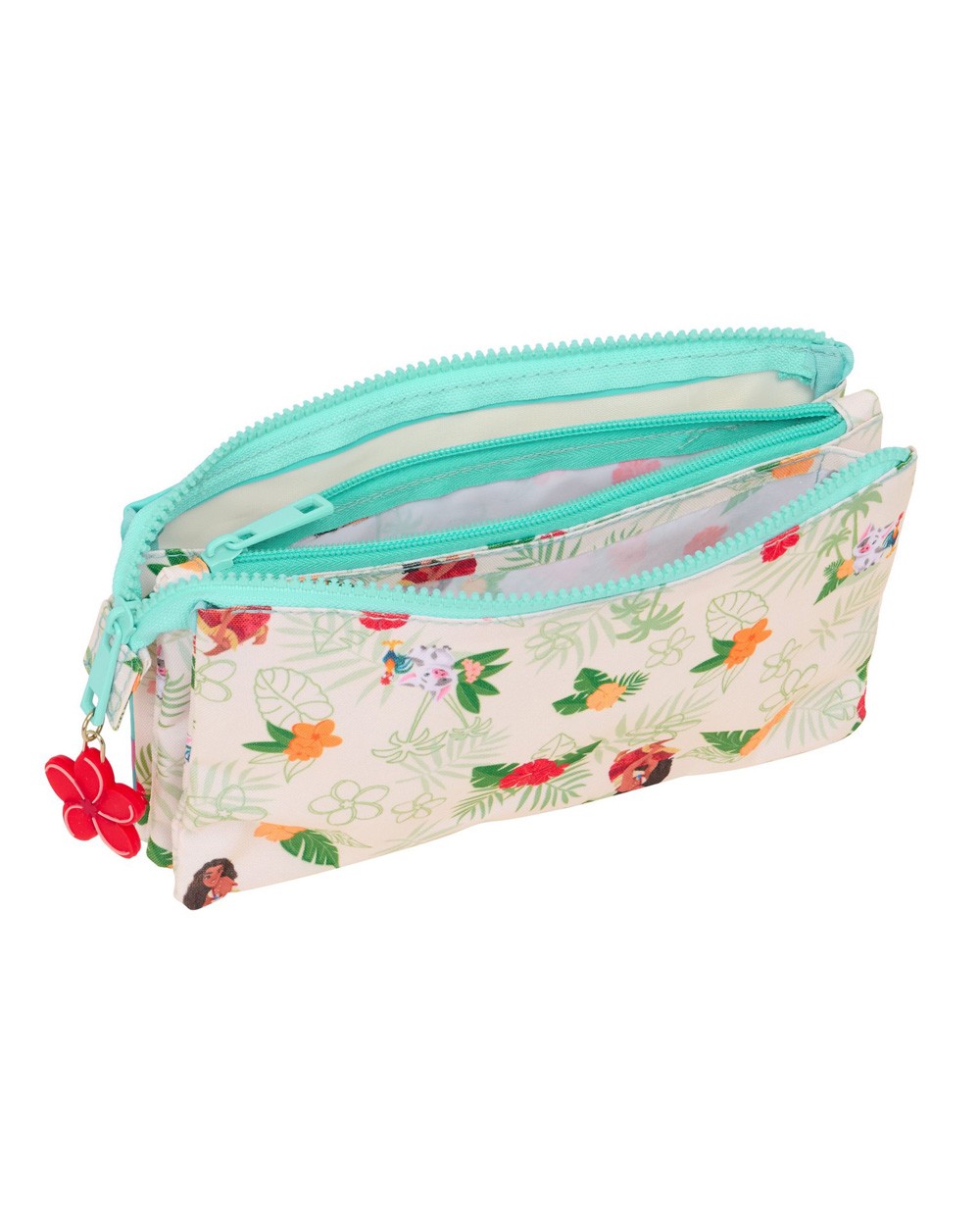 Bolso escolar portatodo safta triple vaiana 30x220x120 mm