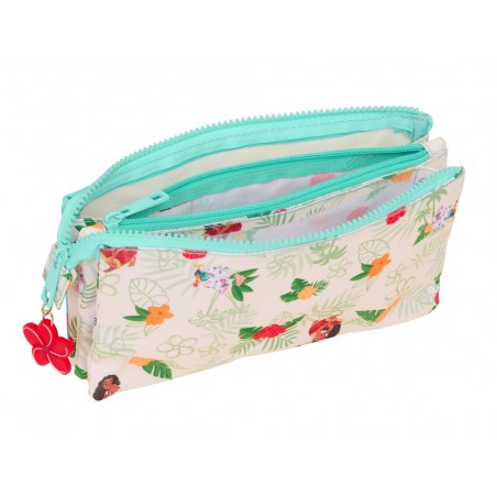 Bolso escolar portatodo safta triple vaiana 30x220x120 mm