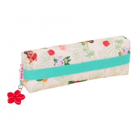Bolso escolar portatodo safta rectangular con goma elastica 22cm vaiana 70x220x40 mm