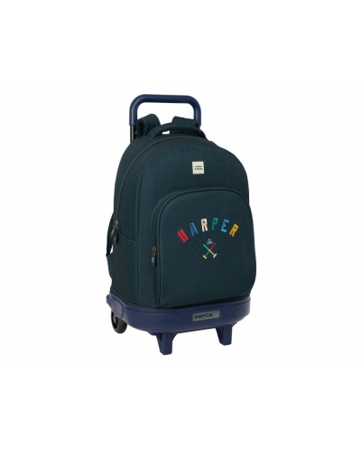 Mochila safta grande con ruedas compact extraible harper neyer 450x330x220 mm