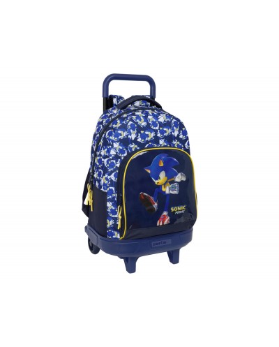 Mochila safta grande con ruedas compact extraible sonic prime city 450x330x220 mm