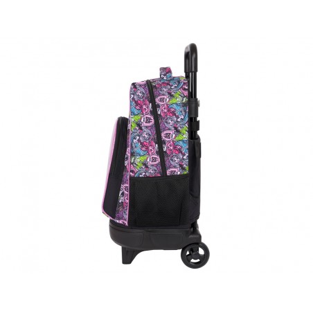 Mochila safta grande con ruedas compact extraible monster high 450x330x220 mm