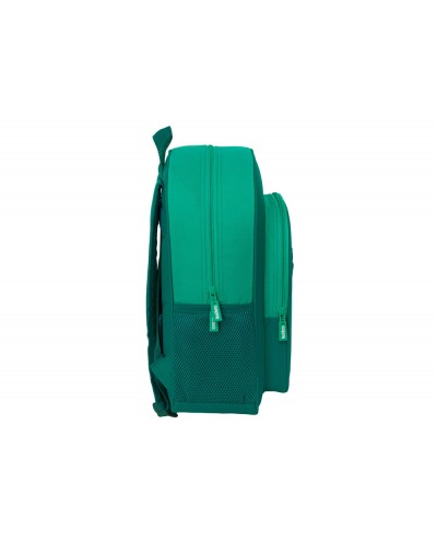 Mochila safta junior adaptable a carro resistente al agua real betis 380x320x120 mm