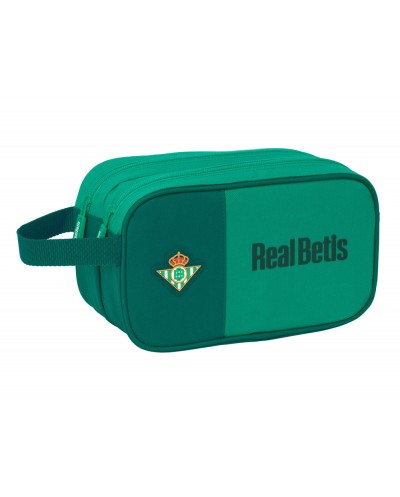 Neceser safta 2 departamentos adaptable a carro resistente al agua real betis 150x260x125 mm
