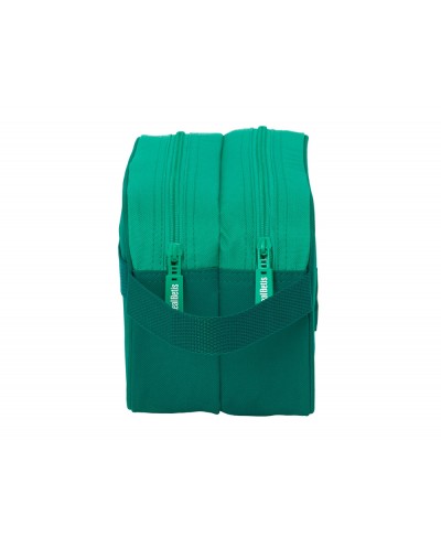 Neceser safta 2 departamentos adaptable a carro resistente al agua real betis 150x260x125 mm