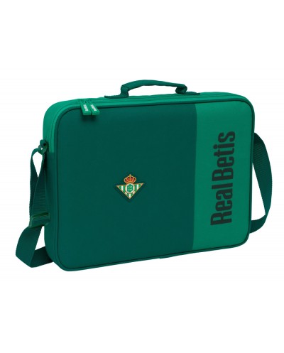 Cartera safta extraescolares resistente al agua real betis 280x380x60 mm