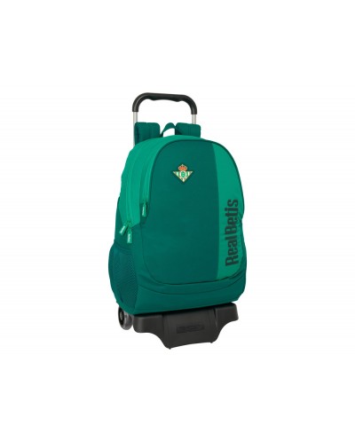 Mochila safta mod 754 con carro 905 resistente agua real betis 430x300x140 mm