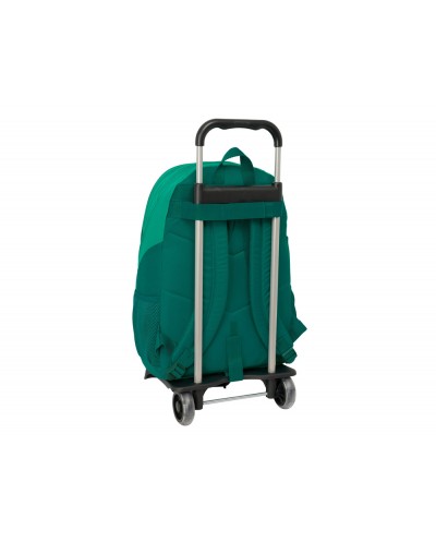 Mochila safta mod 754 con carro 905 resistente agua real betis 430x300x140 mm