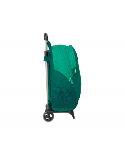 Mochila safta mod 754 con carro 905 resistente agua real betis 430x300x140 mm
