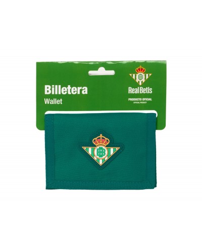 Billetera safta resistente al agua real betis 95x125x10 mm