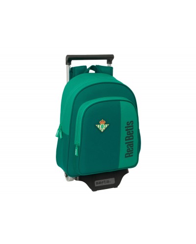 Mochila safta mod 006 con carro 705 resistente al agua real betis 340x280x100 mm