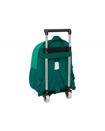 Mochila safta mod 006 con carro 705 resistente al agua real betis 340x280x100 mm
