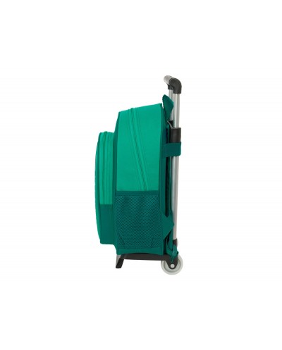 Mochila safta mod 006 con carro 705 resistente al agua real betis 340x280x100 mm
