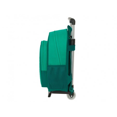 Mochila safta mod 006 con carro 705 resistente al agua real betis 340x280x100 mm