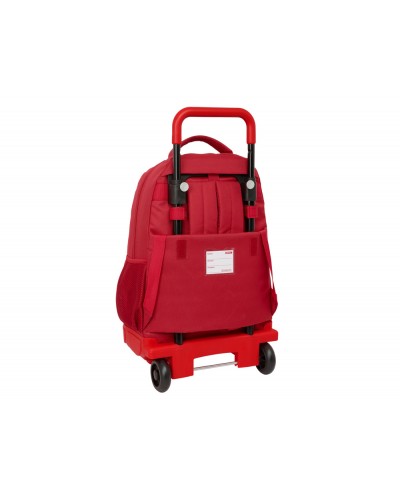 Mochila safta grande con ruedas compact extraible resistente al agua sevilla fc 450x330x220 mm
