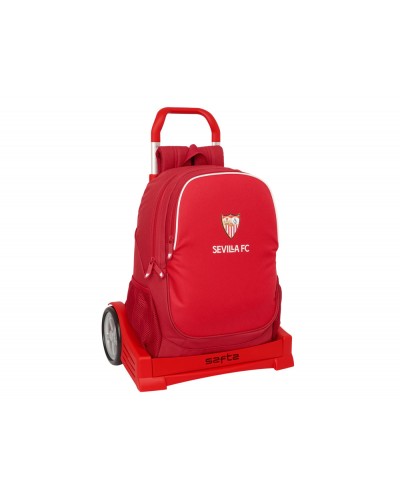 Mochila safta mod 665 con carro evolution resistente al agua sevilla fc 430x320x140 mm