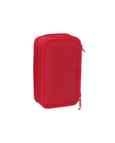 Plumier escolar safta triple 37 piezas resistente al agua sevilla fc 195x125x55 mm