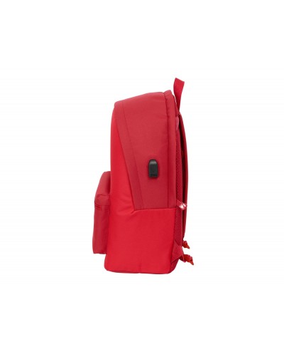 Mochila safta doble para portatil 156 usb resistente agua sevilla fc 440x310x180 mm