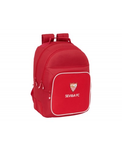 Mochila safta doble con cantoneras adaptable a carro sevilla fc 420x320x150 mm