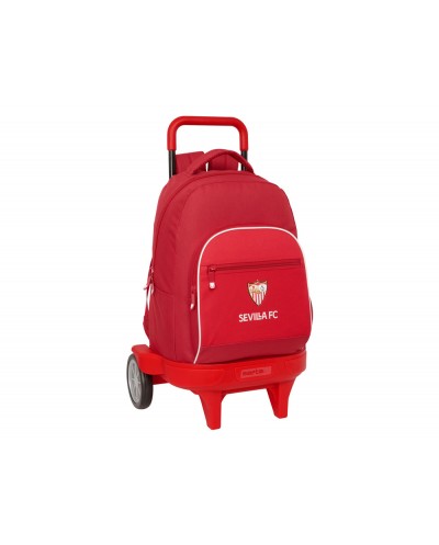 Mochila safta grande con ruedas compact evolution extraible resistente al agua sevilla fc 450x330x220 mm