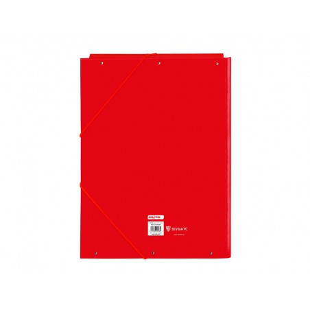 Carpeta safta gomas solapas folio carton sevilla fc