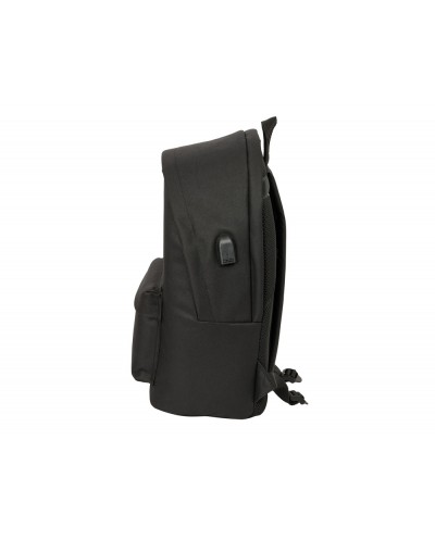 Mochila safta doble para portatil 156 usb atletico de madrid teen 440x310x180 mm