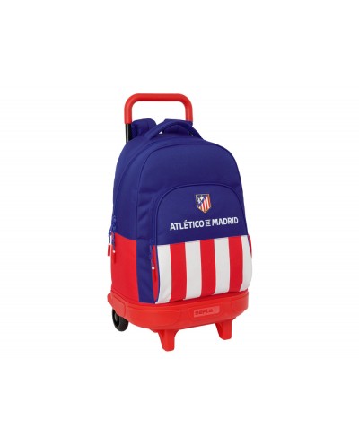 Mochila safta grande con ruedas compact extraible atletico de madrid 450x330x220 mm