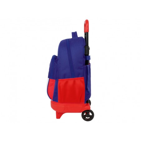 Mochila safta grande con ruedas compact extraible atletico de madrid 450x330x220 mm