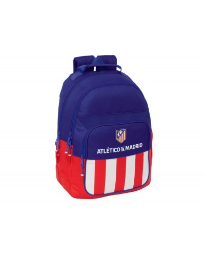 Mochila safta doble con cantoneras adaptable a carro atletico de madrid 420x320x150 mm
