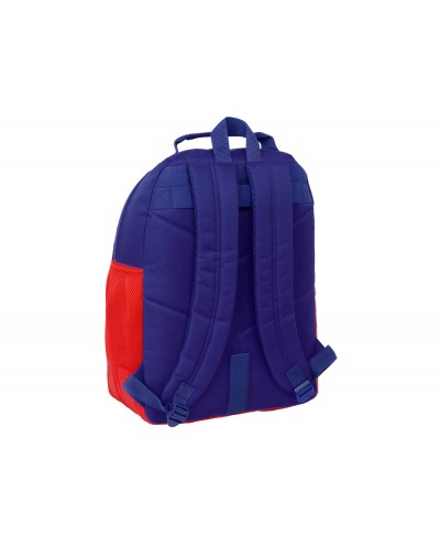 Mochila safta doble con cantoneras adaptable a carro atletico de madrid 420x320x150 mm