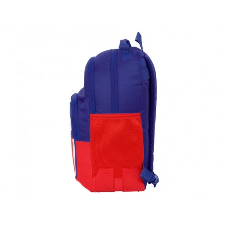 Mochila safta doble con cantoneras adaptable a carro atletico de madrid 420x320x150 mm
