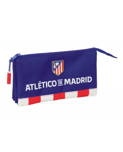 Bolso escolar portatodo safta triple atletico de madrid 120x220x30 mm