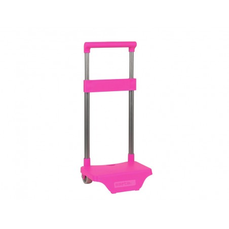 Carro portamochilas pequeno fucsia 220x170x400 mm