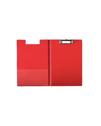 Carpeta esselte miniclips con tapa plastico din a4 color rojo