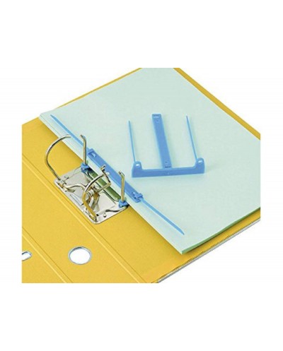 Encuadernador rexel clip capiclass b color azul claro caja de 50 unidades