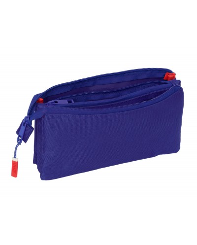 Bolso escolar portatodo safta triple atletico de madrid 120x220x30 mm