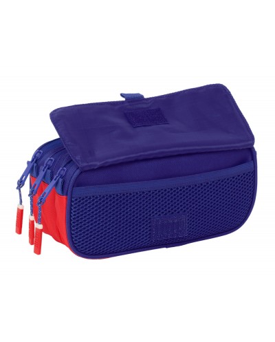 Bolso escolar portatodo safta triple big atletico de madrid 100x215x80 mm
