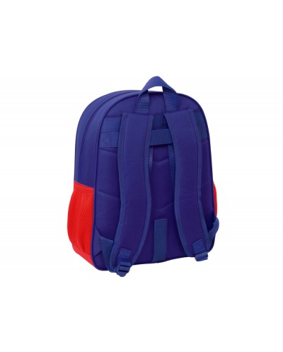Mochila safta junior adaptable a carro atletico de madrid 380x320x120 mm