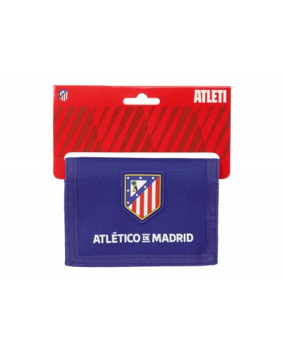 Billetera safta atletico de madrid 95x125x10 mm