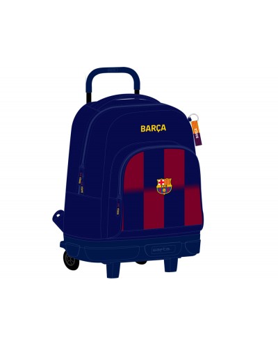 Mochila safta grande con ruedas compact extraible fc barcelona 1 equipacion 25 26 450x330x220 mm