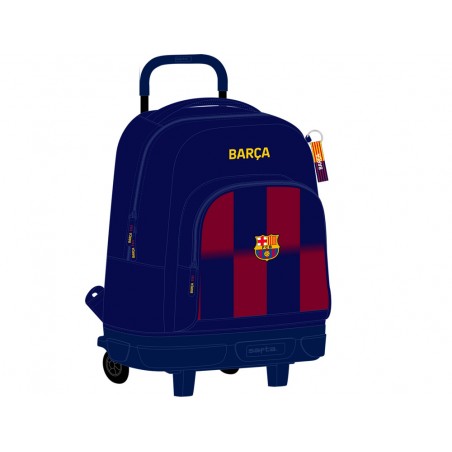 Mochila safta grande con ruedas compact extraible fc barcelona 1 equipacion 25 26 450x330x220 mm