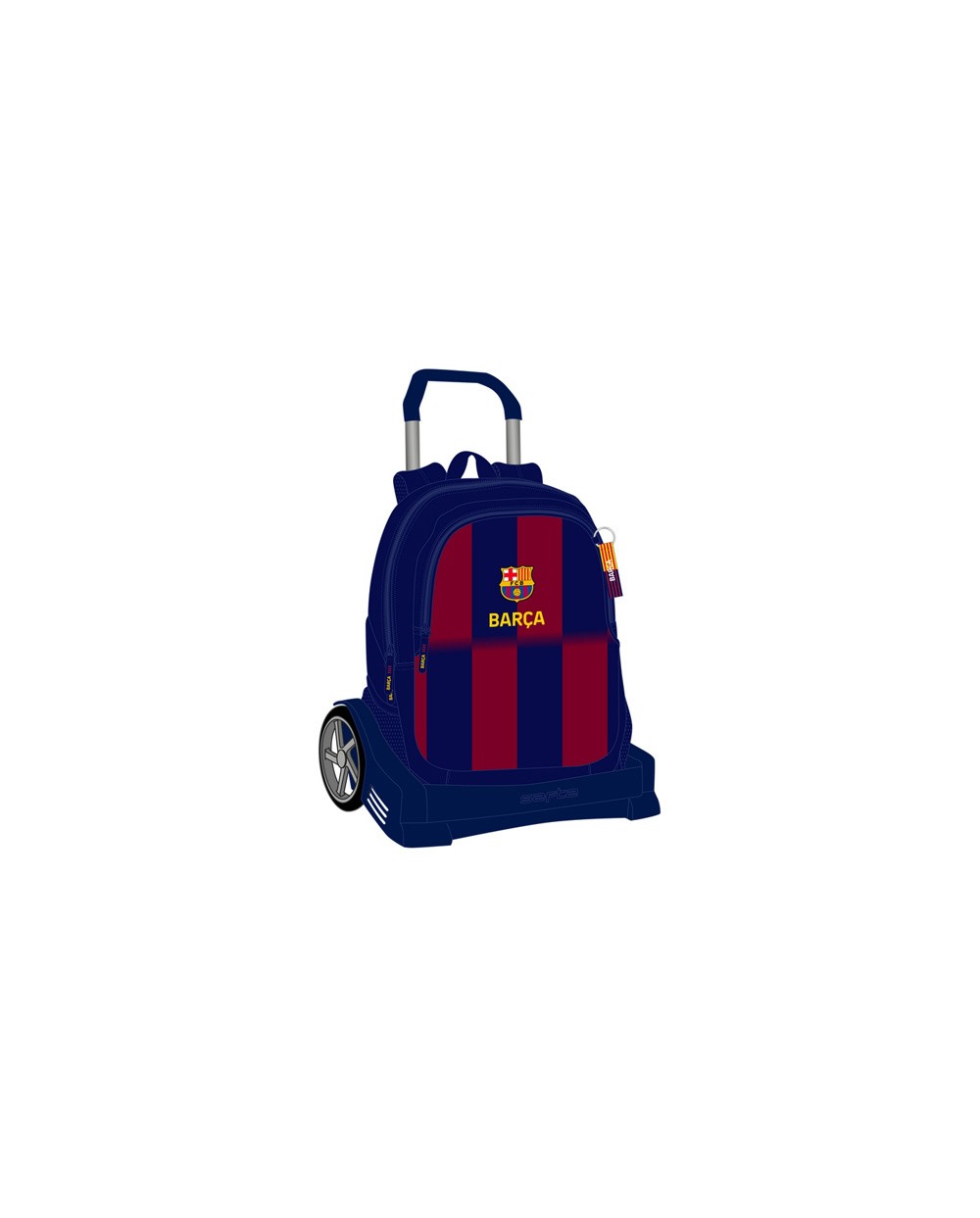 Mochila safta mod665 con carro evolution fc barcelona 1 equipacion 25 26 440x320x160 mm