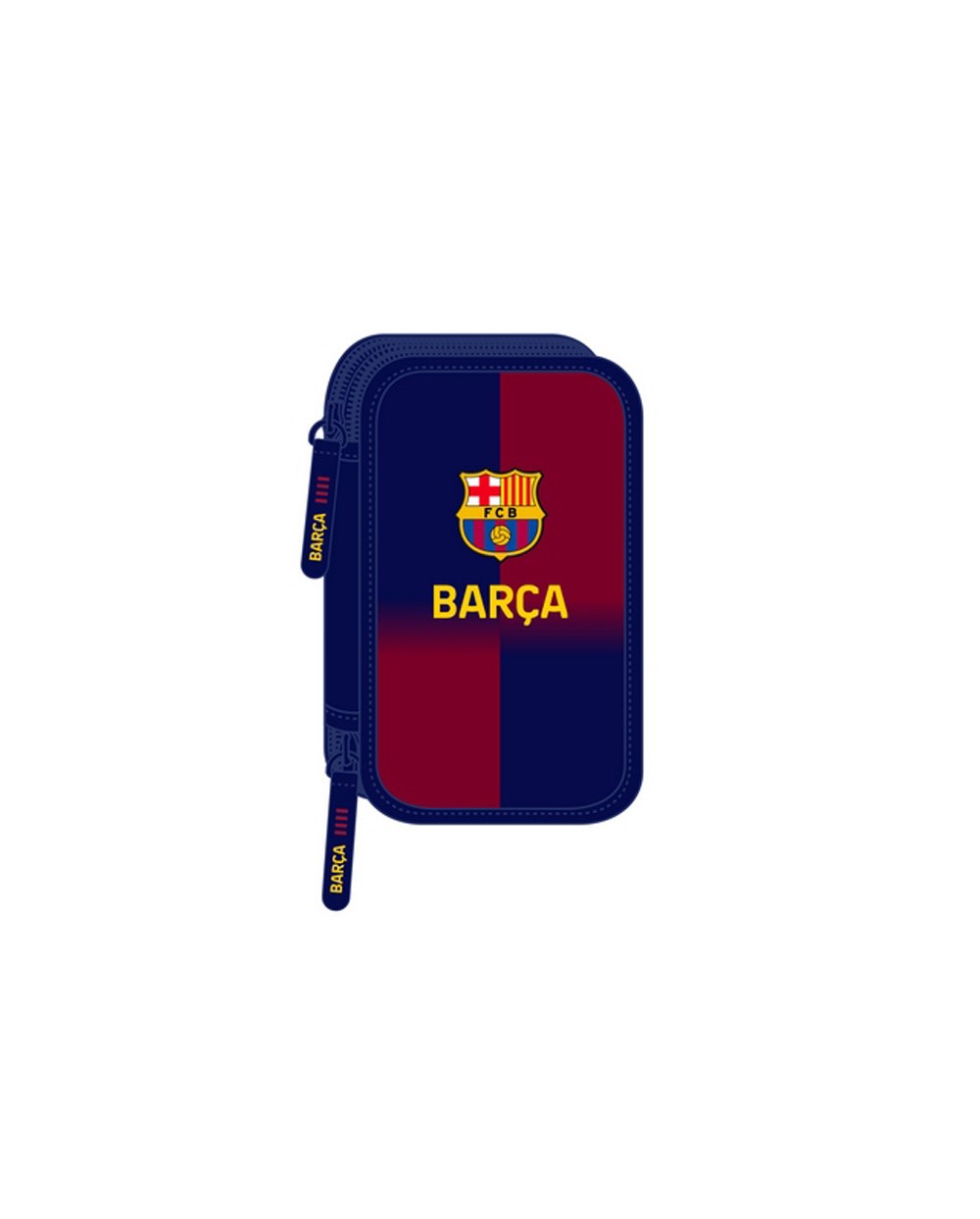 Plumier escolar safta triple 37 piezas fc barcelona 1 equipacion 25 26 195x125x55 mm