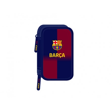 Plumier escolar safta triple 37 piezas fc barcelona 1 equipacion 25 26 195x125x55 mm