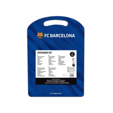 Set escritura safta fc barcelona 1 equipacion 25 26 375x270x30 mm