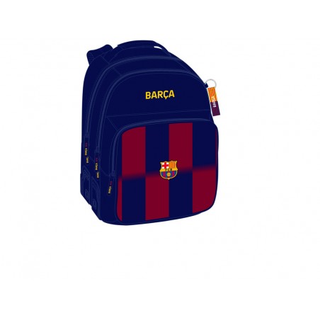 Mochila safta doble con cantoneras adaptable a carro fc barcelona 1 equipacion 25 26 420x320x150 mm