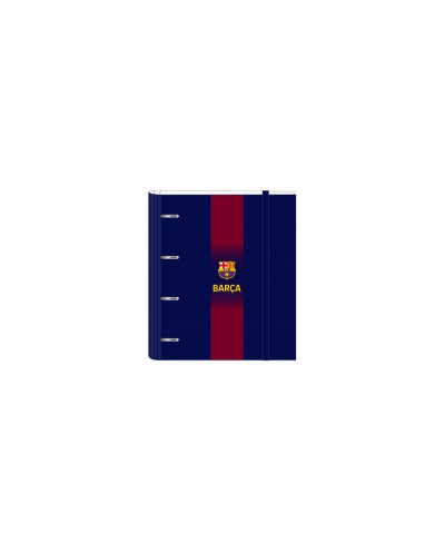 Carpeta safta 4 anillas de 35mm a4 con recambio 100h con goma y 5 separadores fc barcelona 1 equipacion 25 26